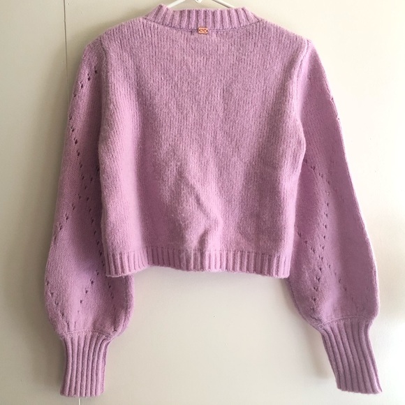 Host Pick For Love and Lemons Mia Pointelle Sweater Small - Picture 10 of 11